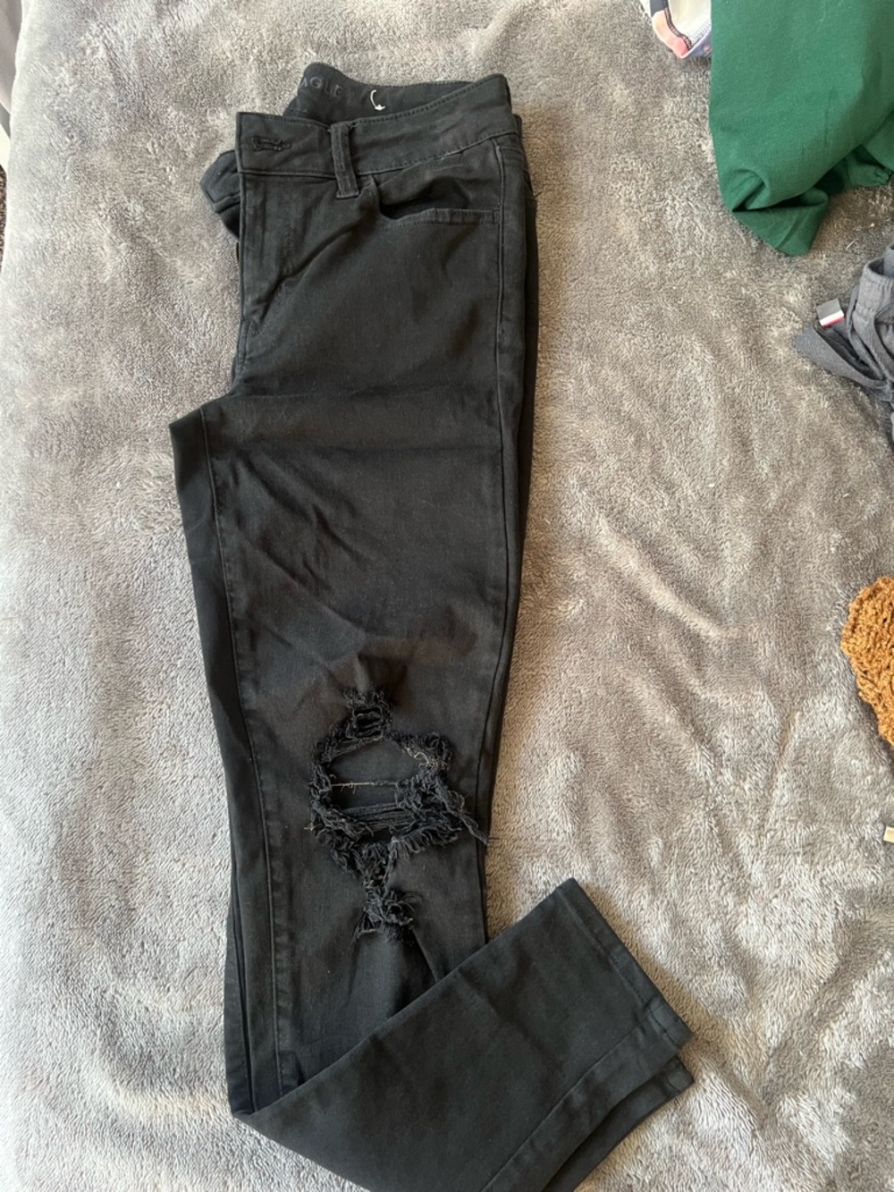 American Eagle Outfitters Men's Slim Straight Jeans - Black